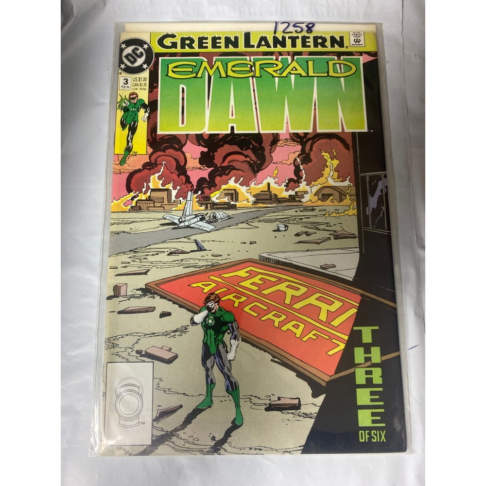 DC Comics Green Lantern Emerald Dawn 3 Feb 1990 Hal Jordan Copper Age Comic Book